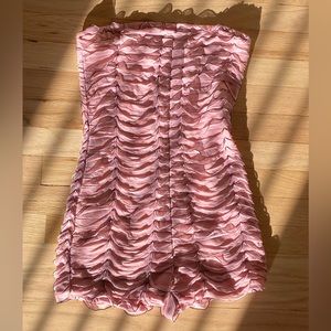 Ruffle Pink Romper